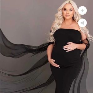 Brand new RED Maternity gown